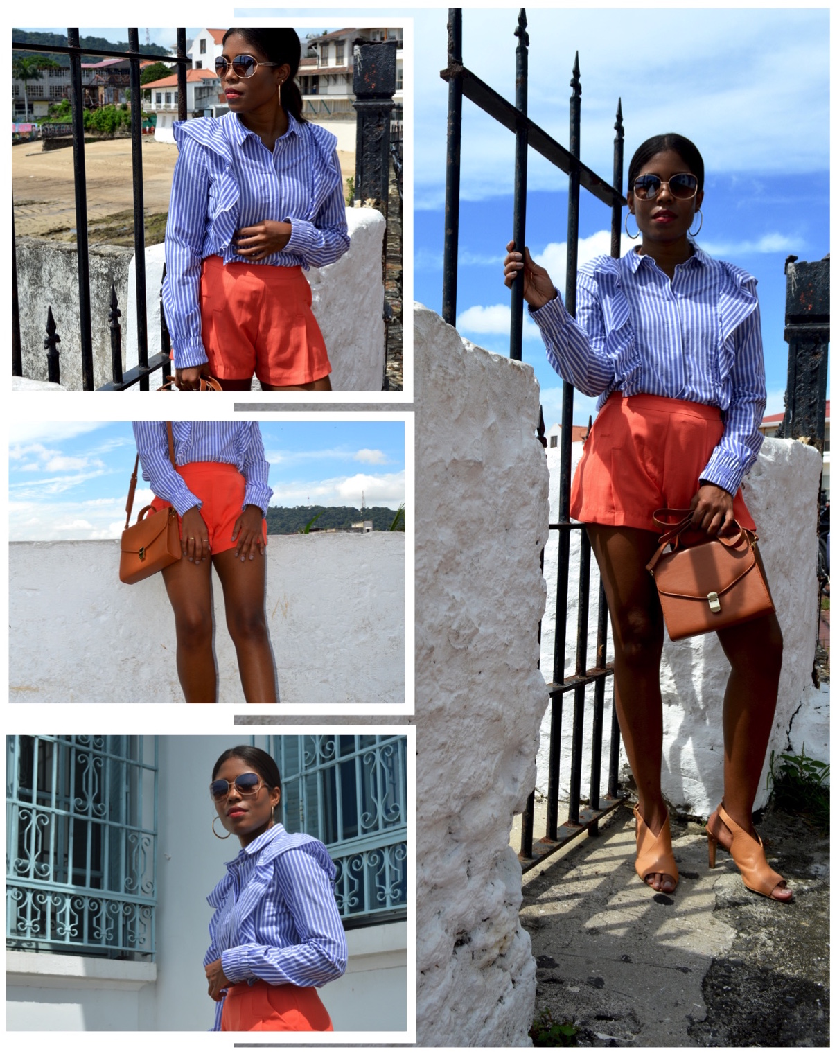 Tropical Edge - 2018 Trends - Ruffle tops collage