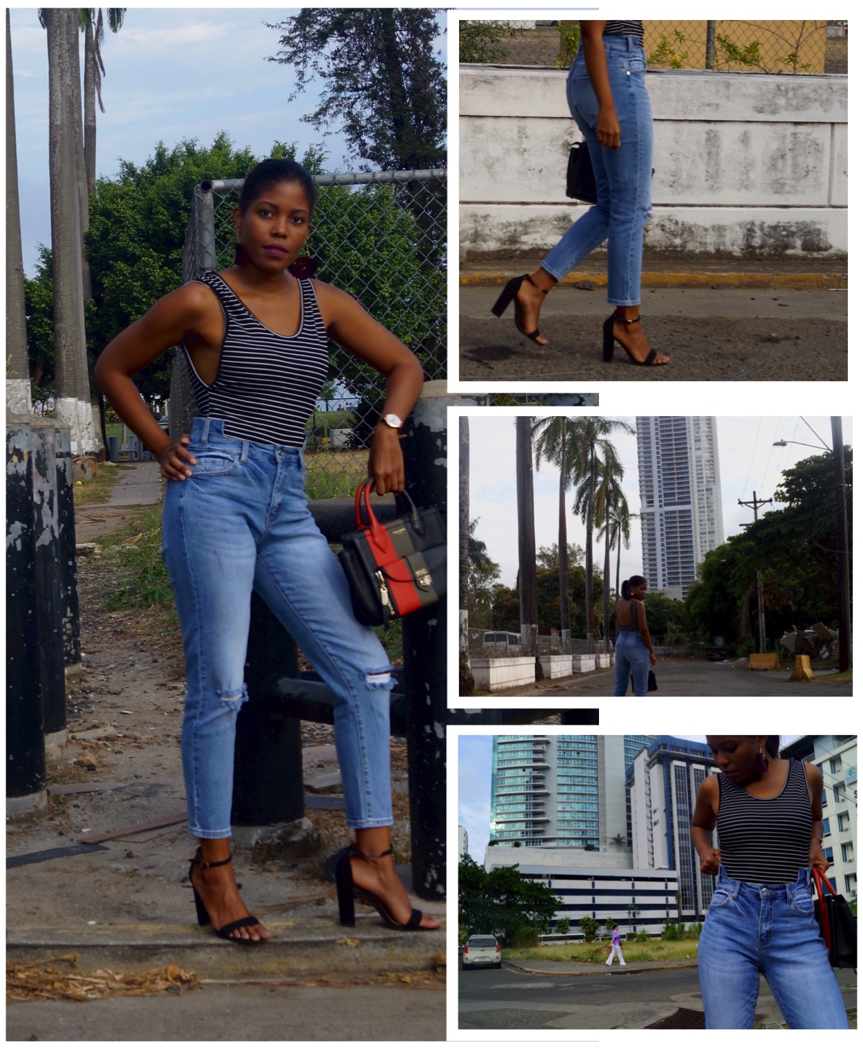 Backless Shirt - High Rise Denim 