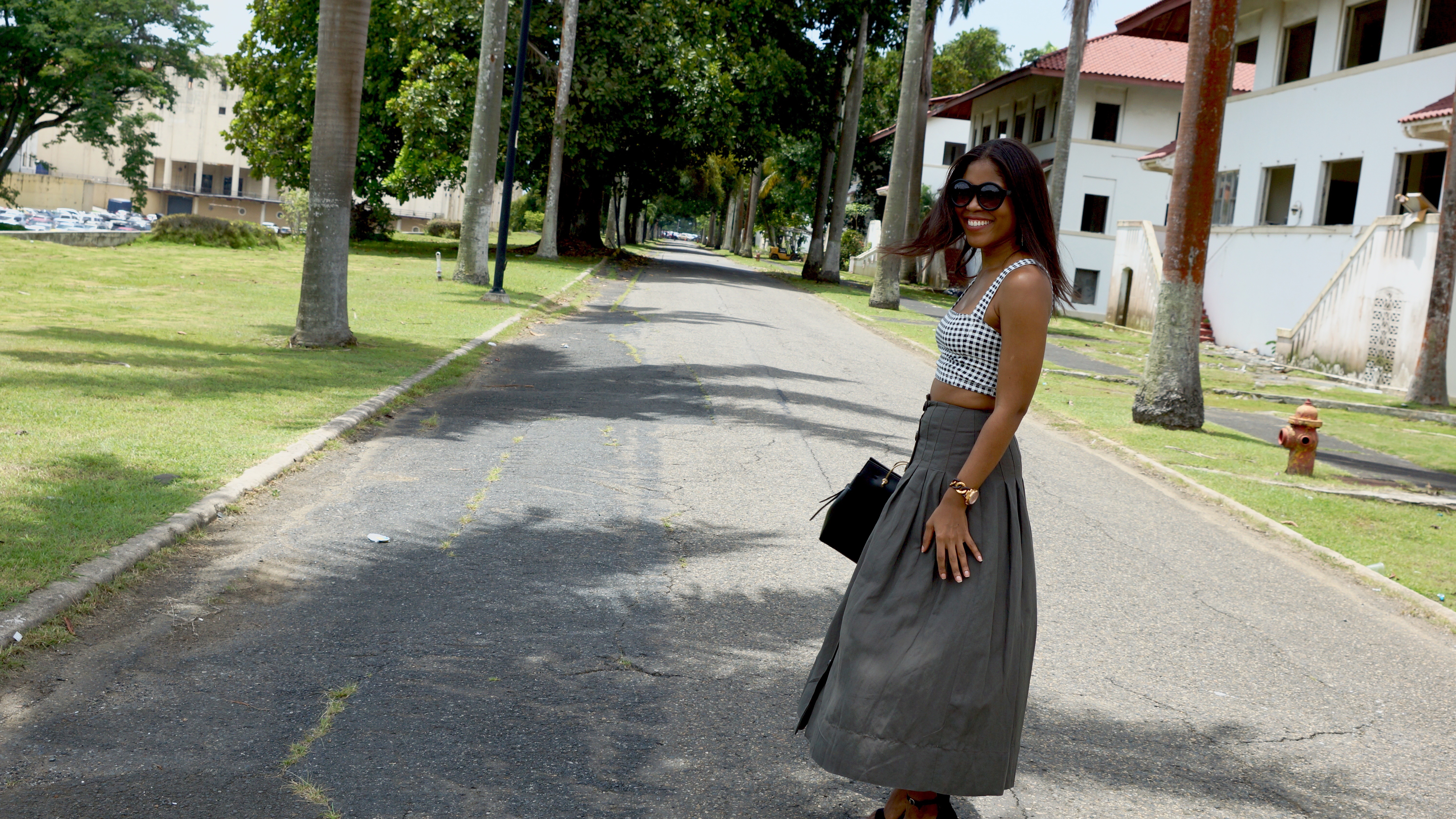 The Midi Skirt - Tropical Edge - 08834